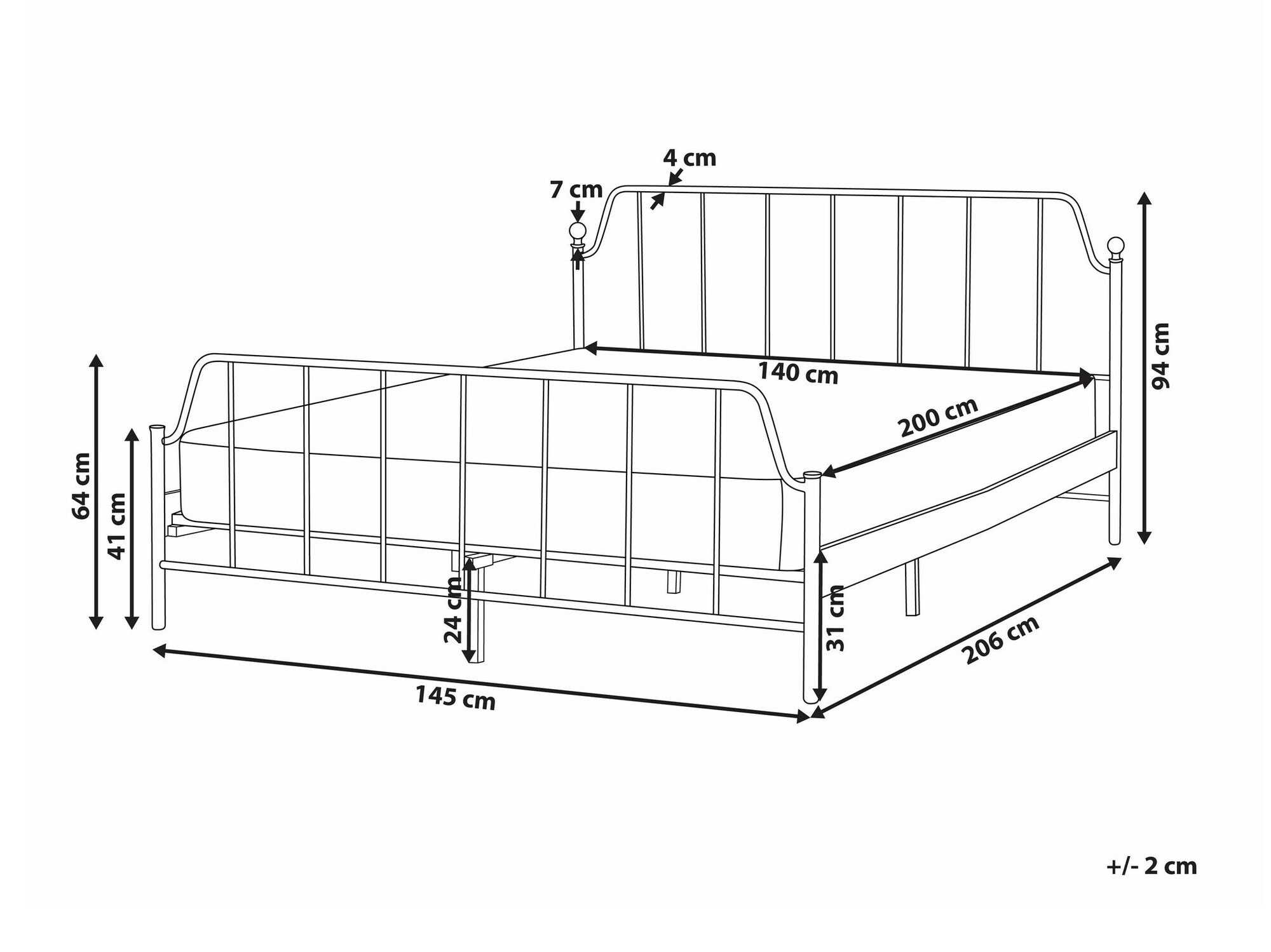 Легло Berwyn 1993 (Черен)