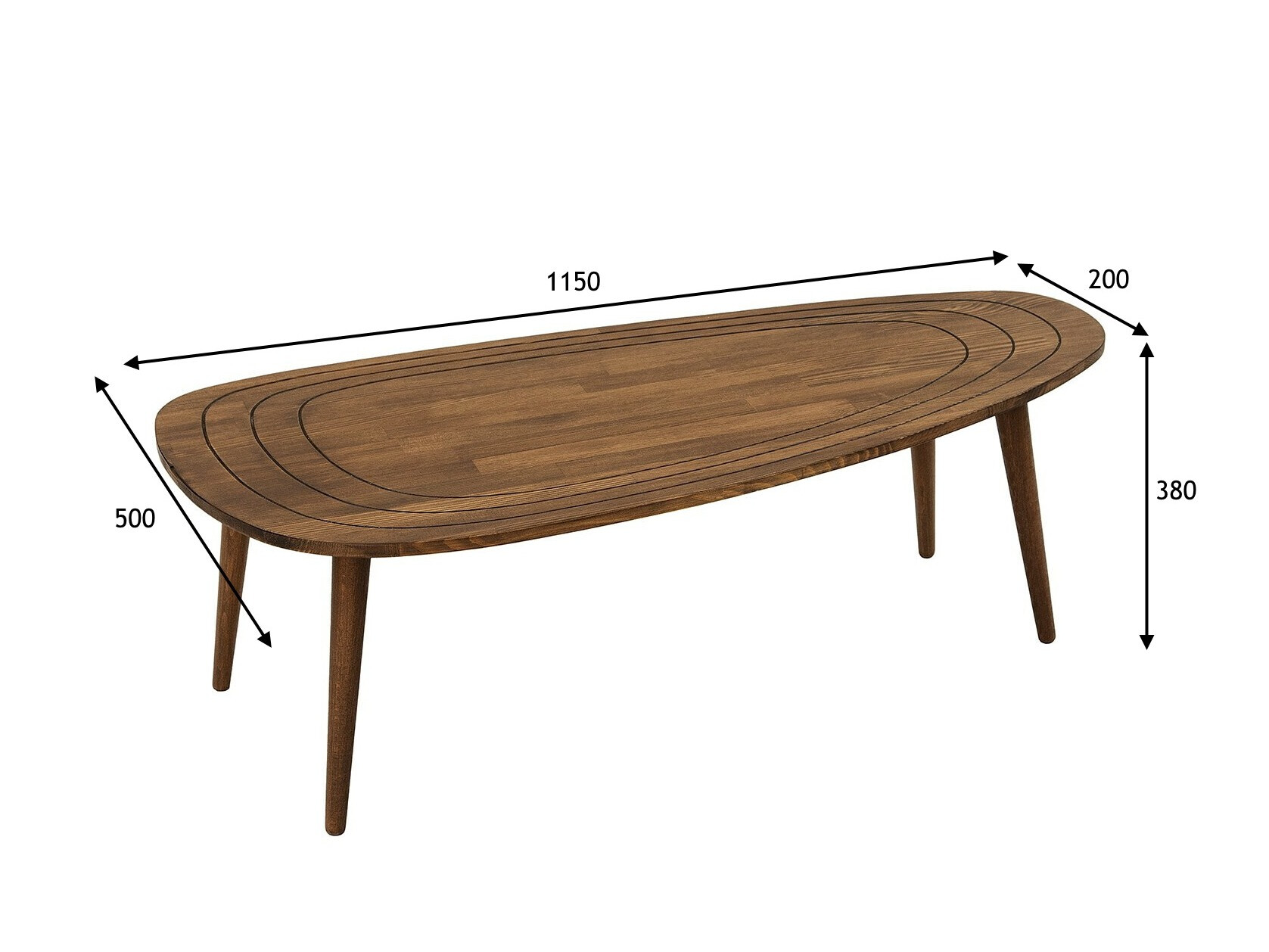 Масичка за кафе Kailua 1155