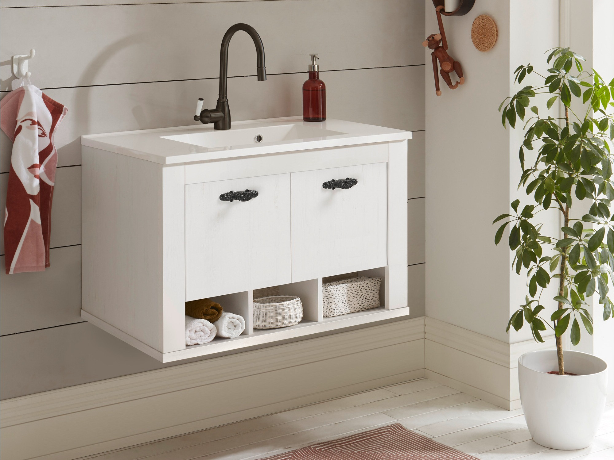 Окачен шкаф за мивка Daltori 143