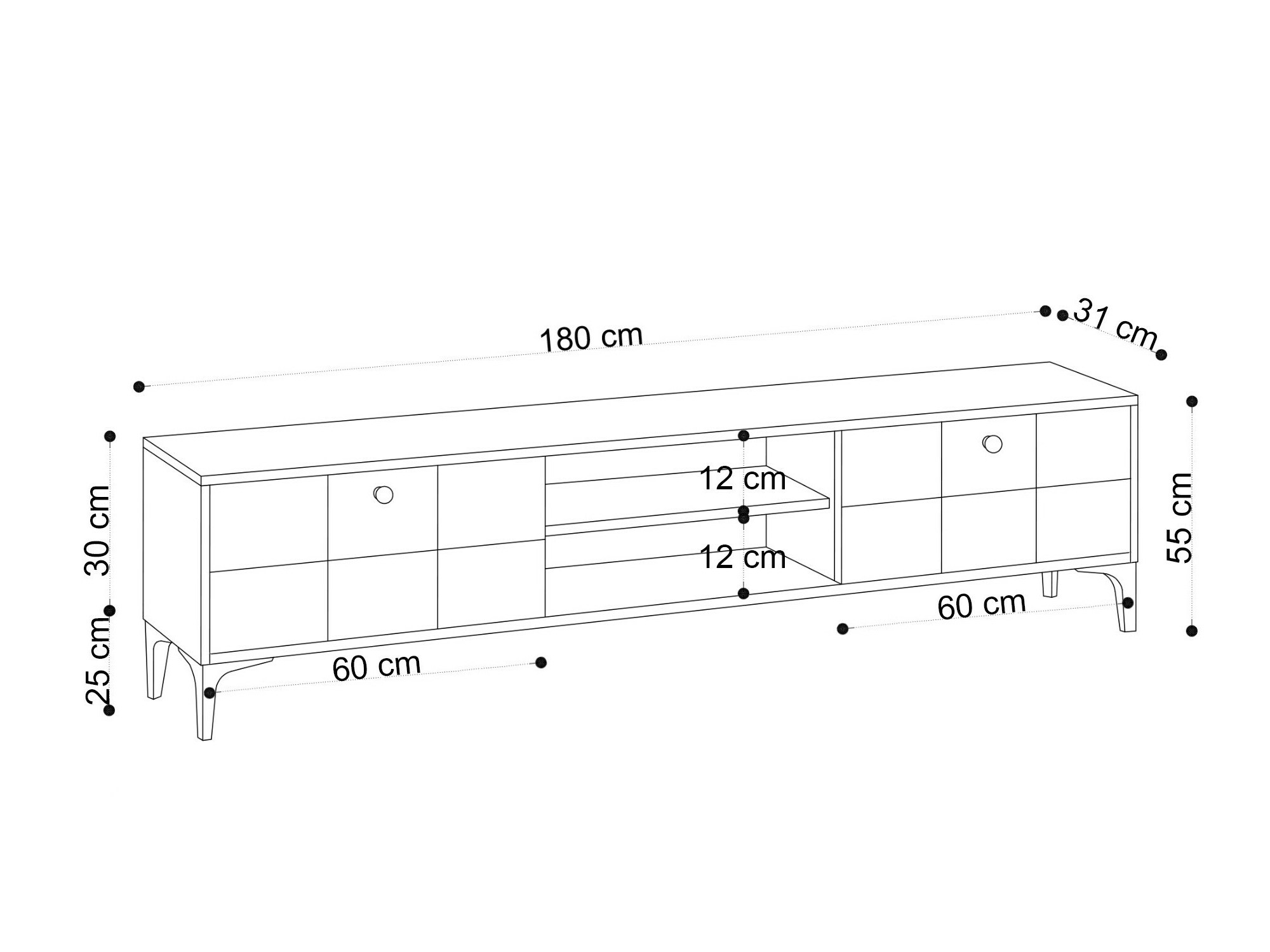 ТВ шкаф Sonliro 126