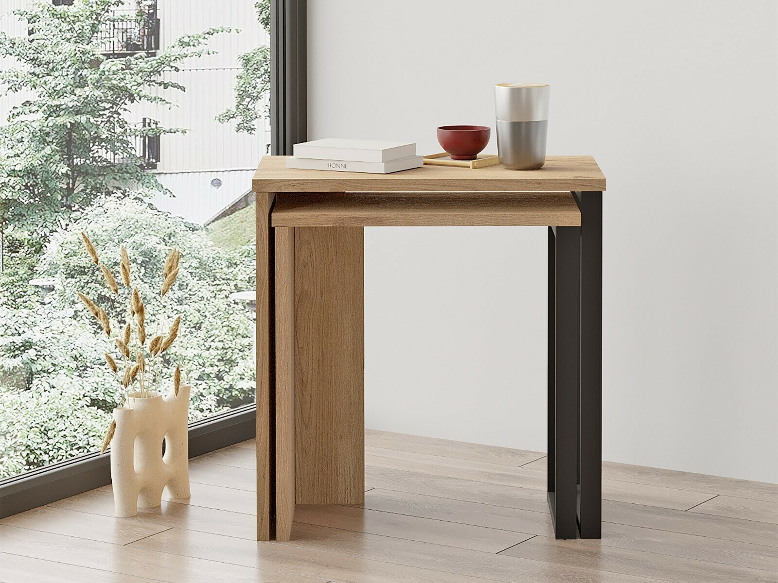 Комплект помощни маси Fertore 106 (Орех)