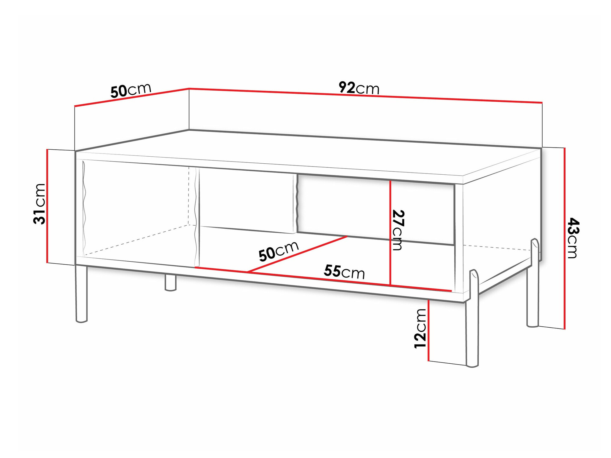 Масичка за кафе Comfivo Serfero 104