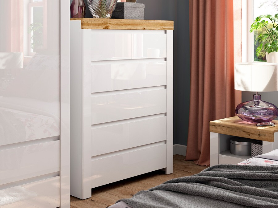 Скрин Sonsoru 114 (Бял + Бял гланц + Дъб уотан)