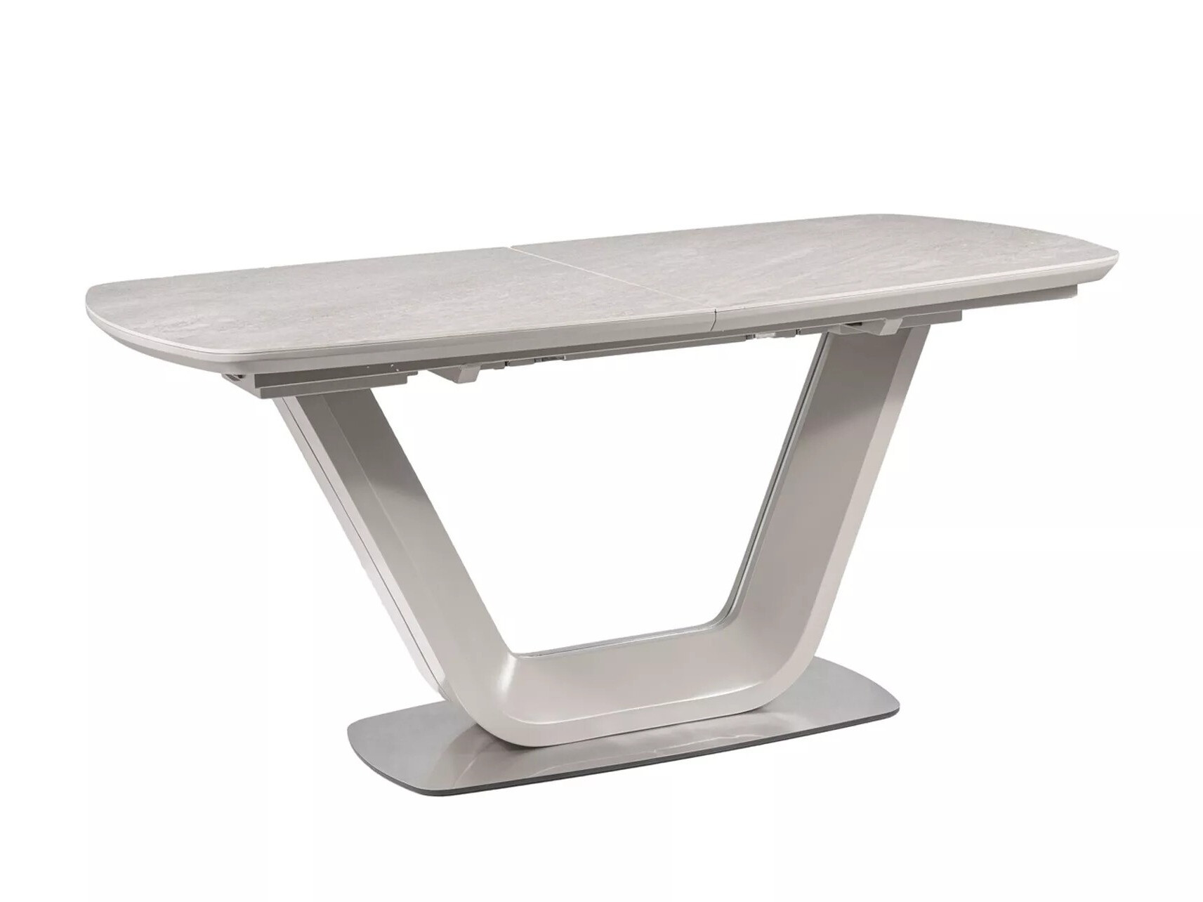 Маса Detroit 116 (Сив мрамор + Сив)