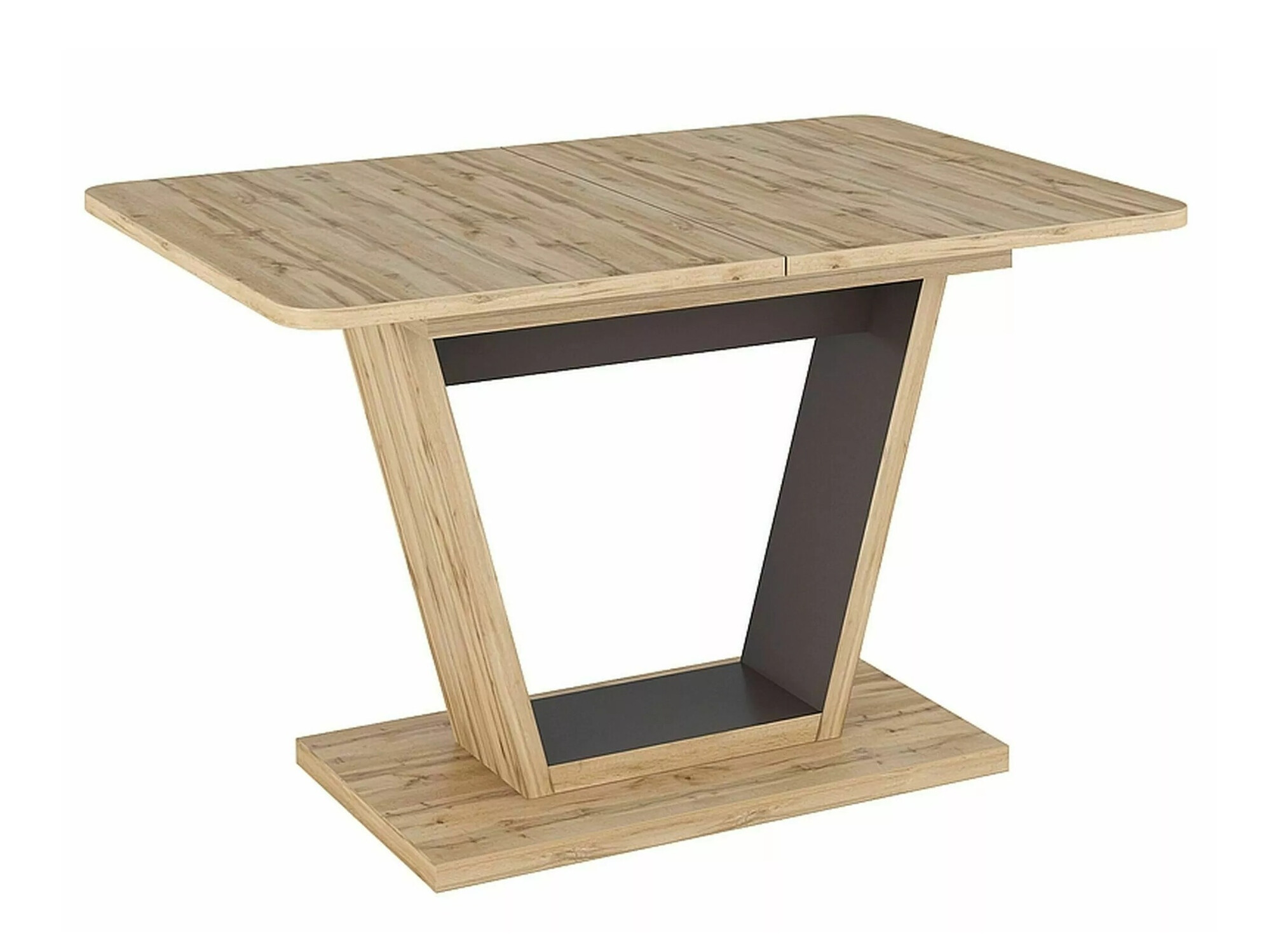 Маса Detroit 135 (Дъб уотан + Кафяв)