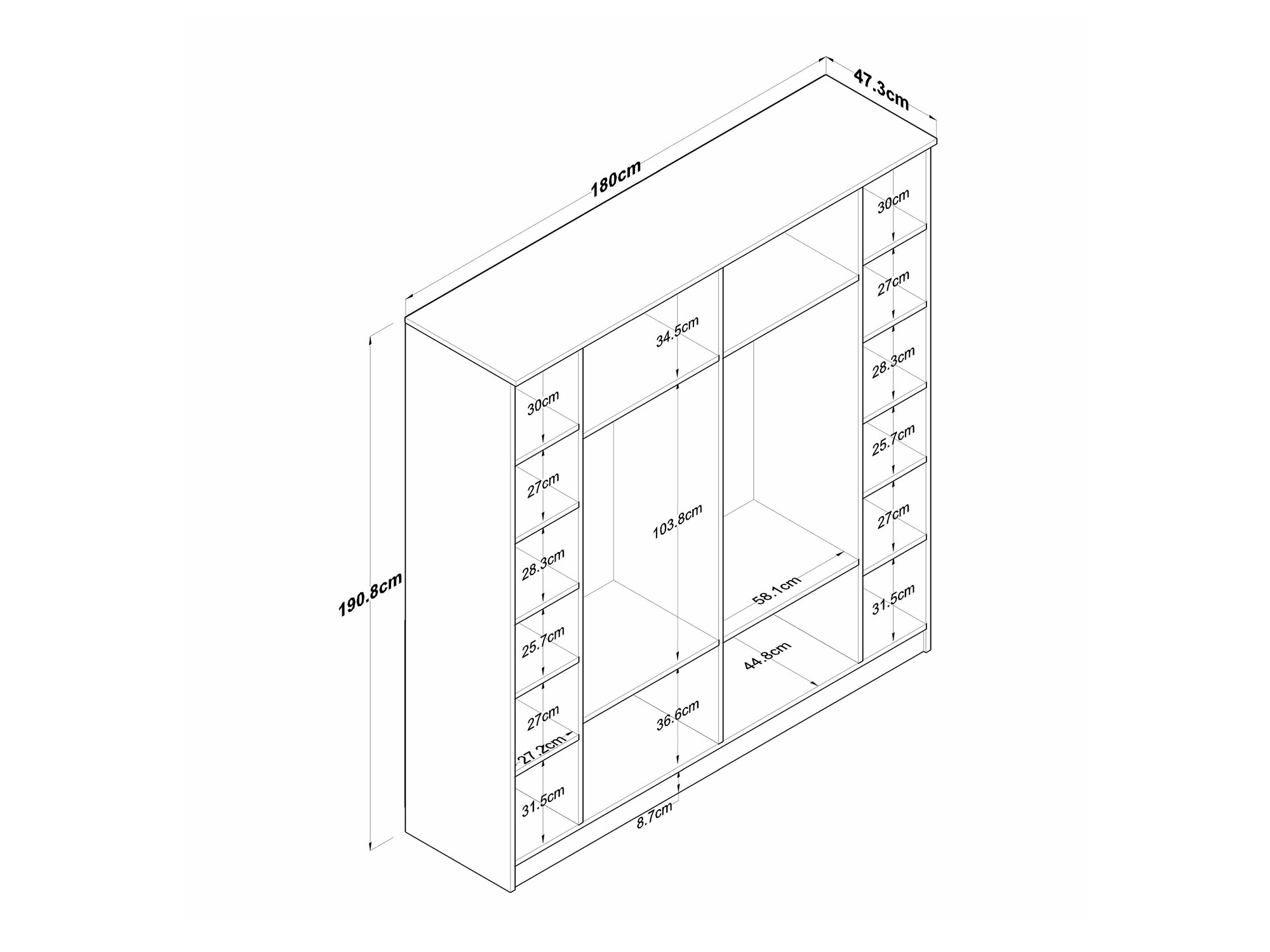 Гардероб Camlare 104