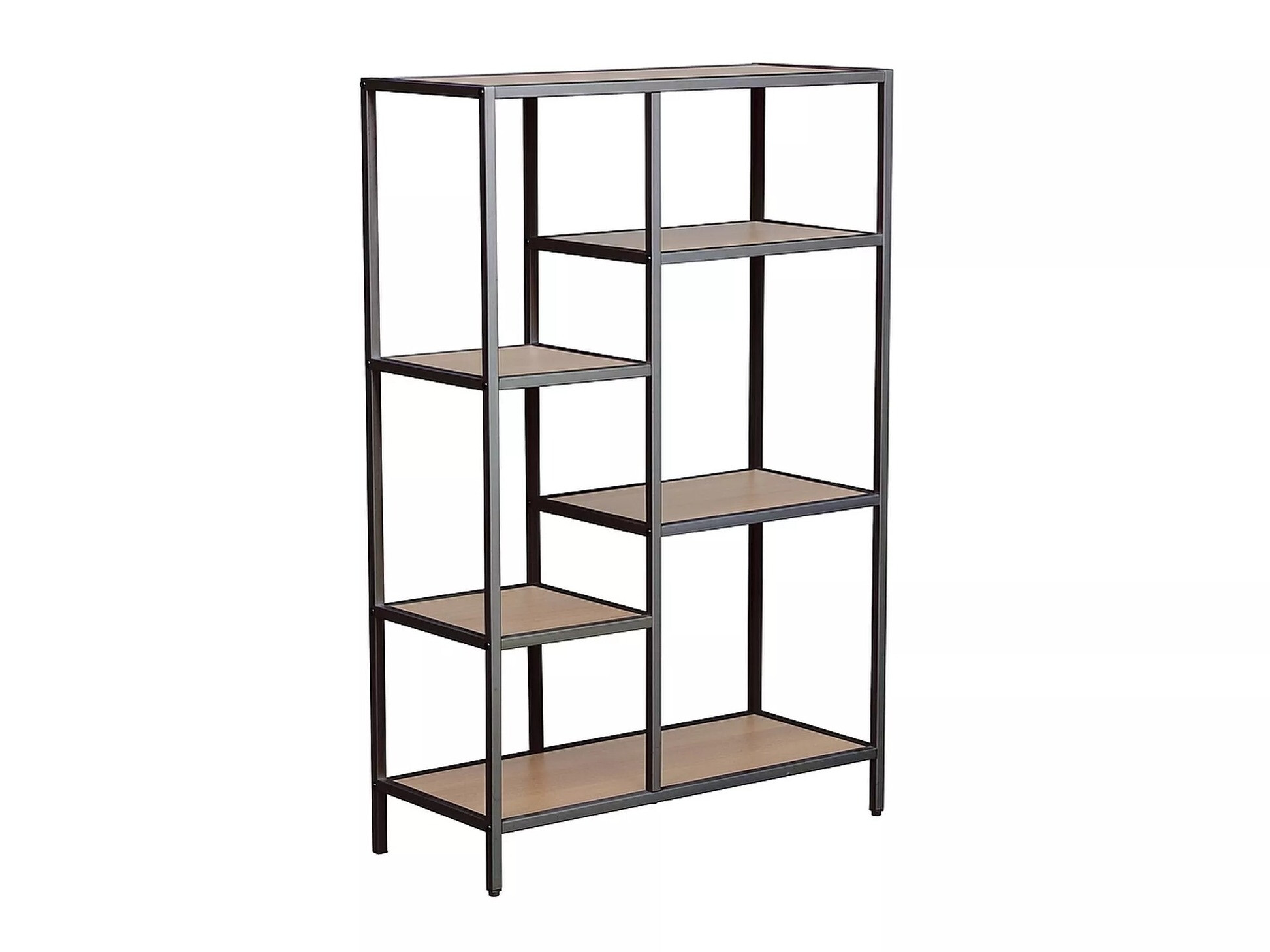 Етажерка Detroit 166 (Черен + Дъб)