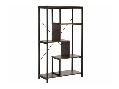 Етажерка Detroit 235 (Орех + Черен)