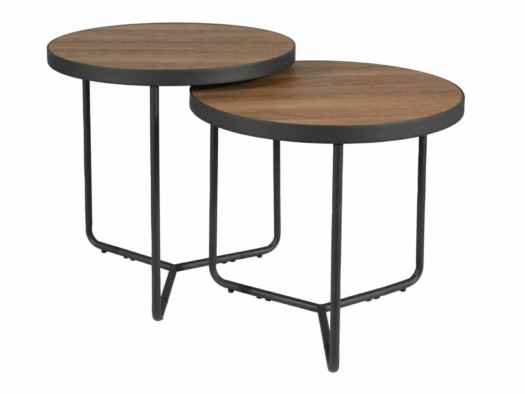 Комплект масички за кафе Detroit 281 (Орех)