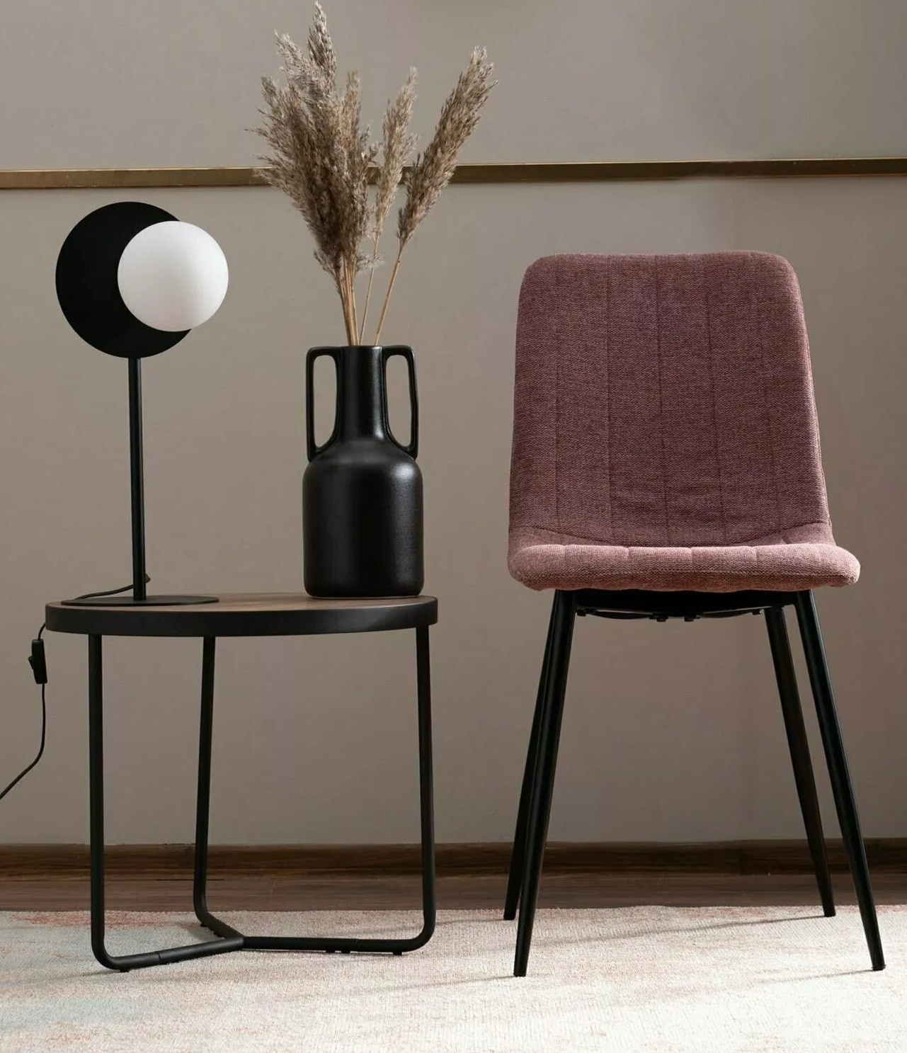 Комплект масички за кафе Detroit 281 (Орех)