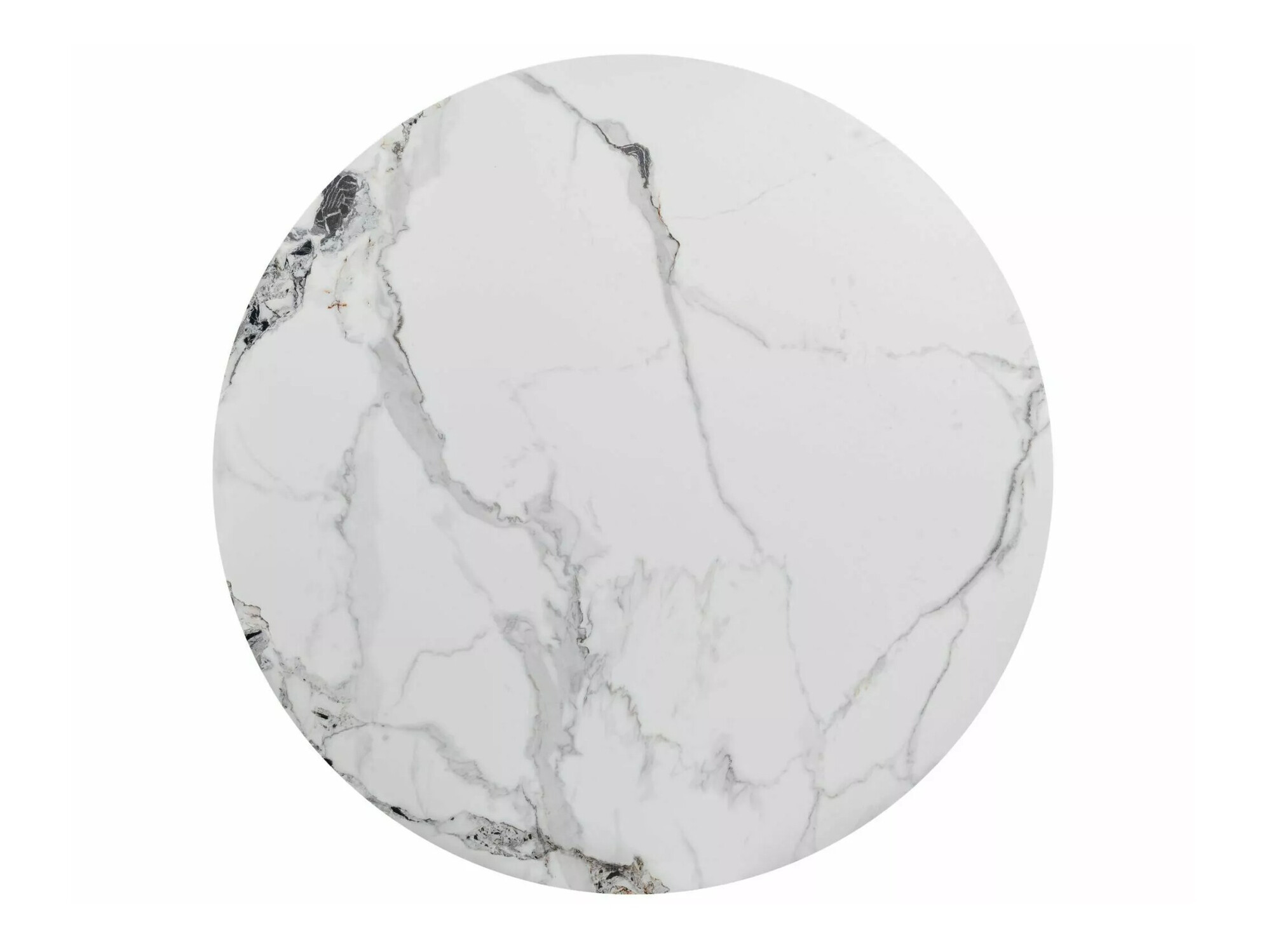 Маса Detroit 341 (Бял мрамор + Сребро)