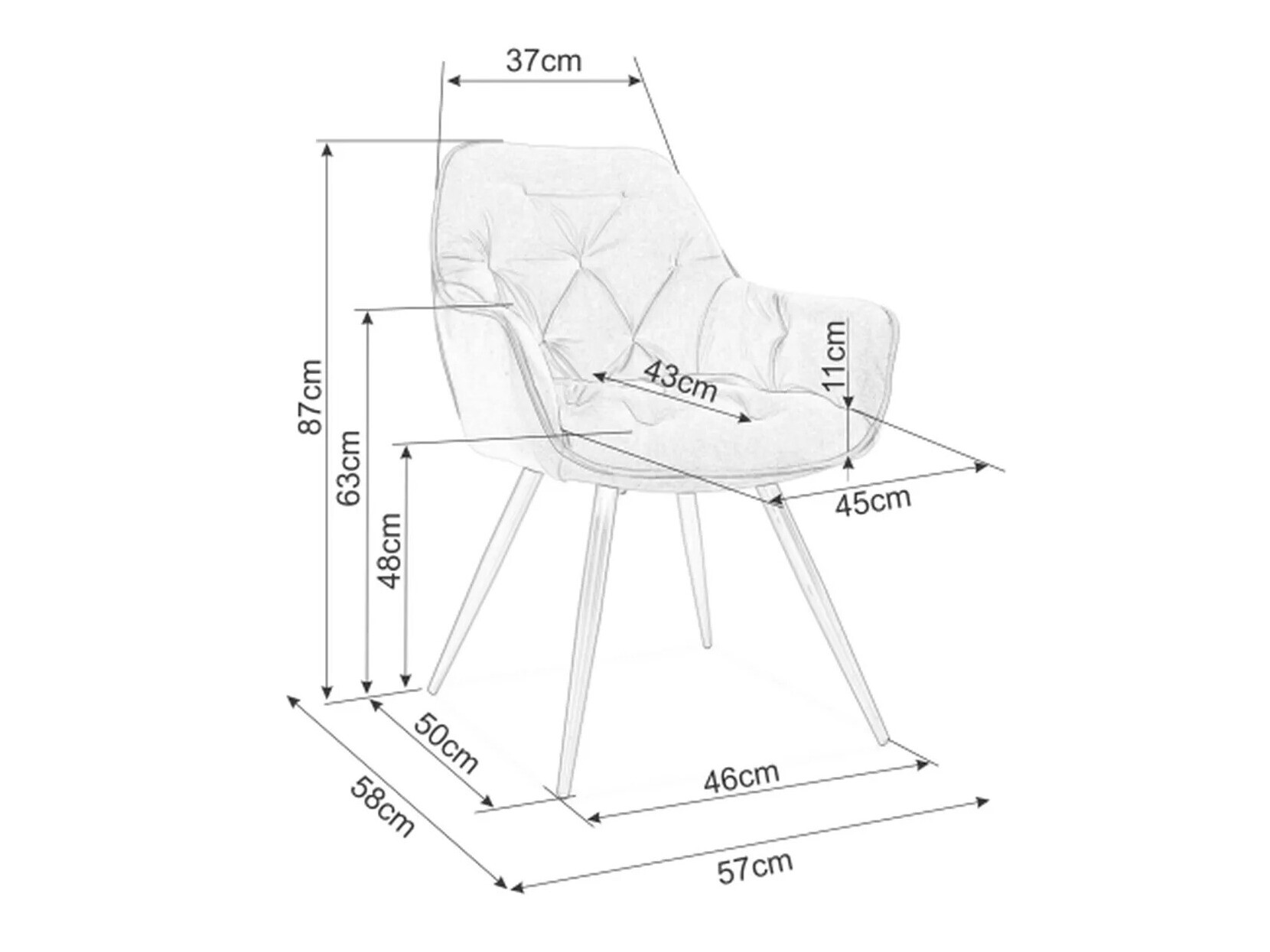 Стол Detroit 354 (Бежов)