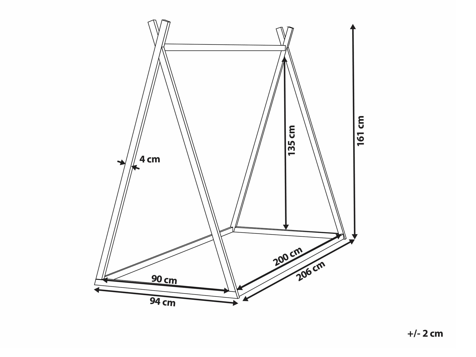 Легло Berwyn 2001 (Ярък дърво)
