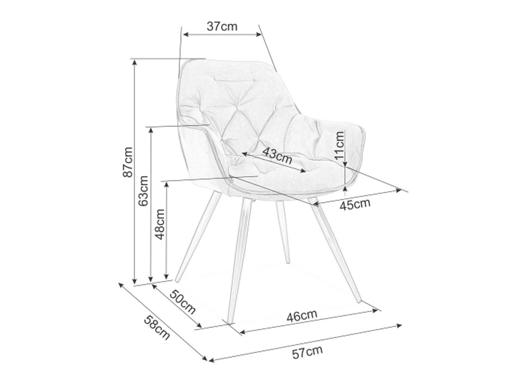 Стол Detroit 368 (Chaki)