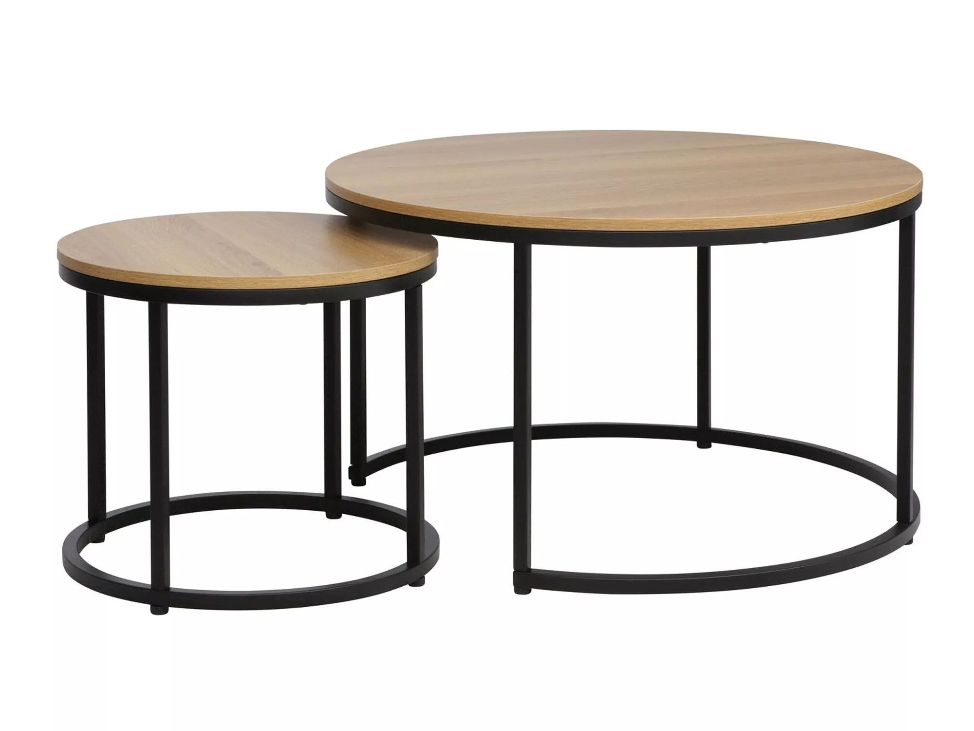 Комплект масички за кафе Detroit 397 (Дъб)