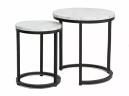 Комплект масички за кафе Detroit 398 (Бял мрамор)