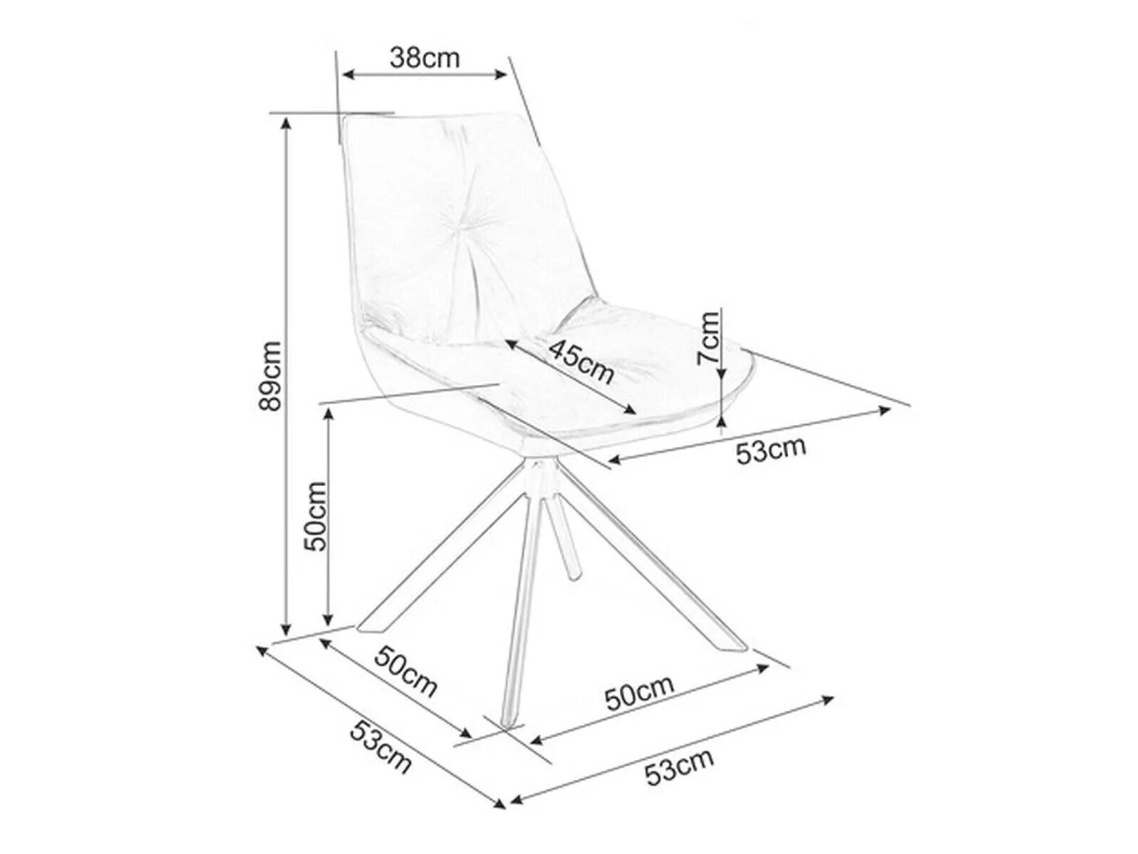 Стол Detroit 392 (Бежов)