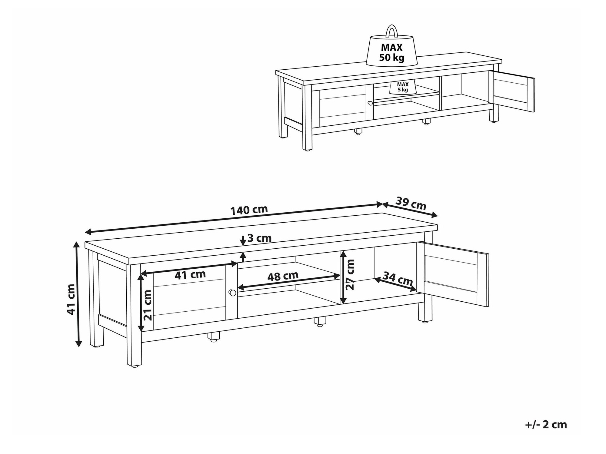 ТВ шкаф Berwyn 2004