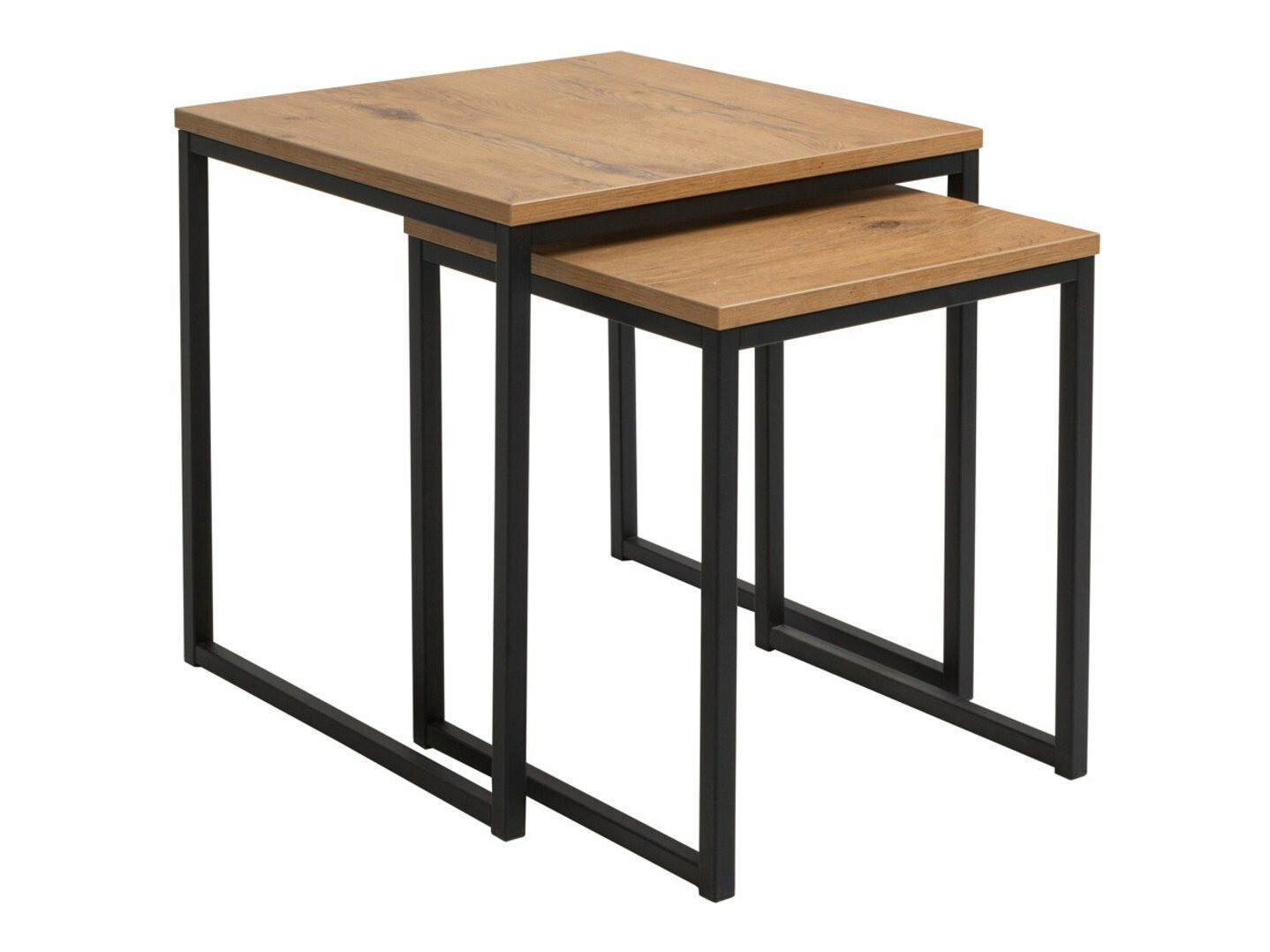 Комплект масички за кафе Boston 256 (Дъб ланцет + Черен)