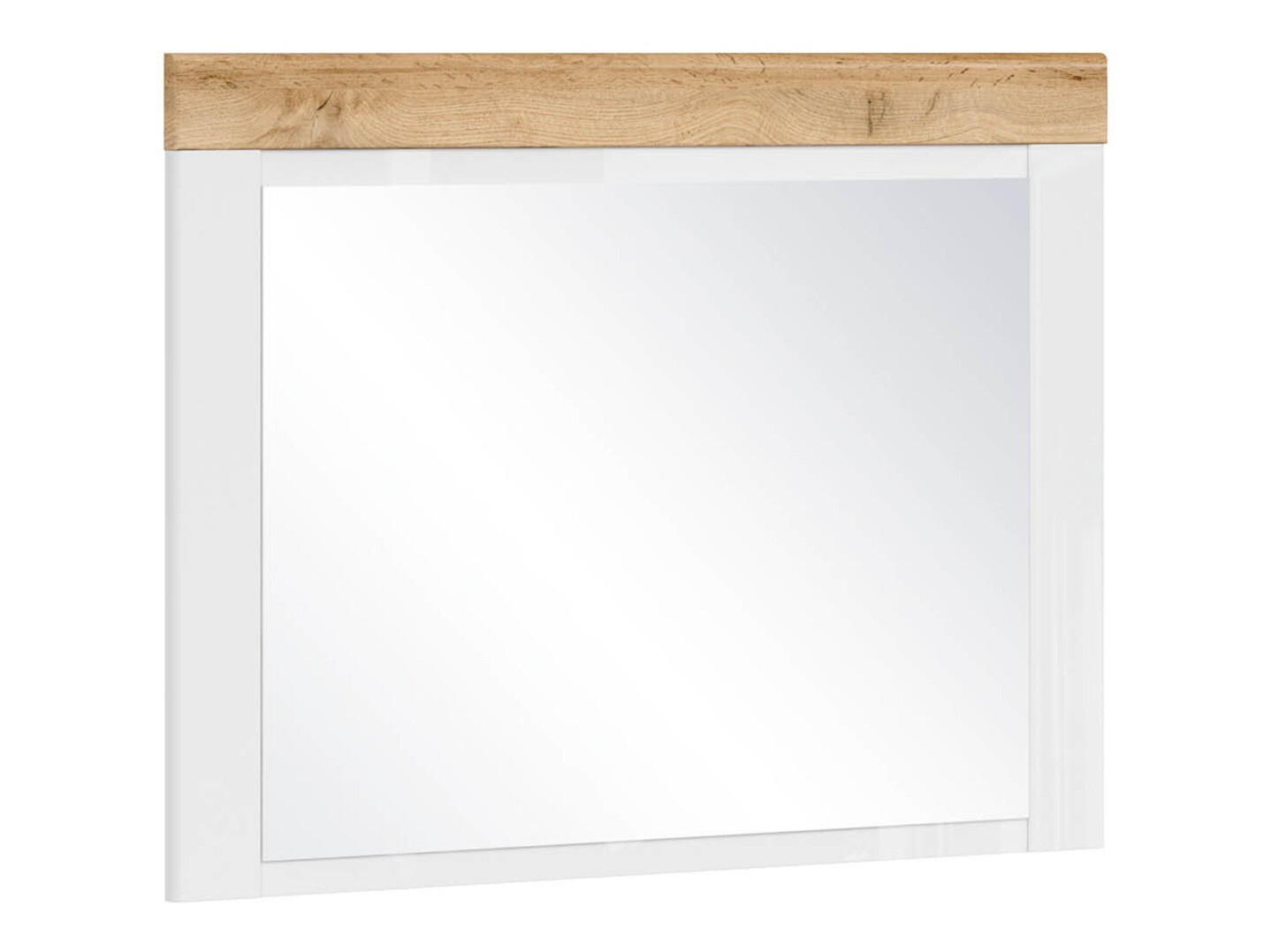 Огледало Sonsoru 116 (Бял + Дъб уотан)