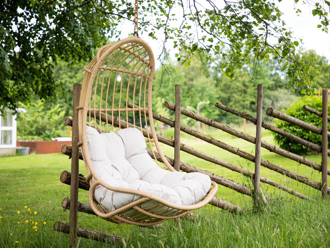 Градинска люлка Dallas 4422 (Светлокафяво + Сметана)