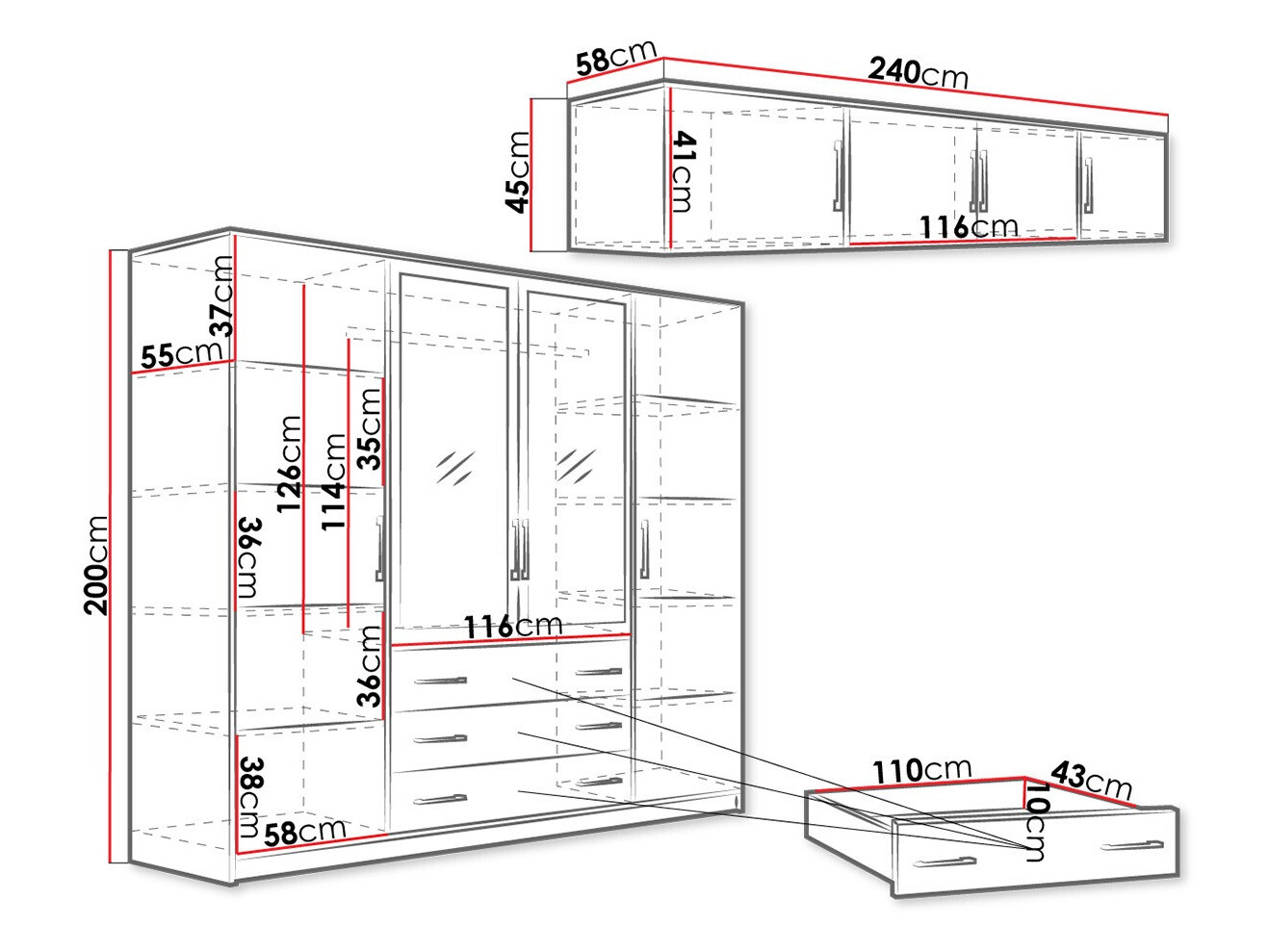Гардероб Dortivu 151 (Да)