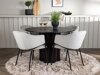 Маса и столове за трапезария Dallas 4440 (Черен)