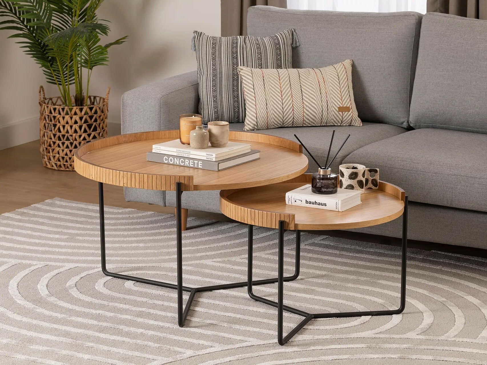 Комплект масички за кафе Kailua 2135 (Ярък дърво)