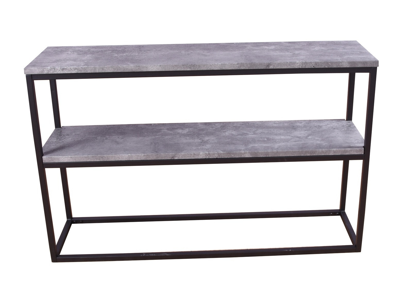 Конзолна маса Dallas 2521 (Бетон + Черен)