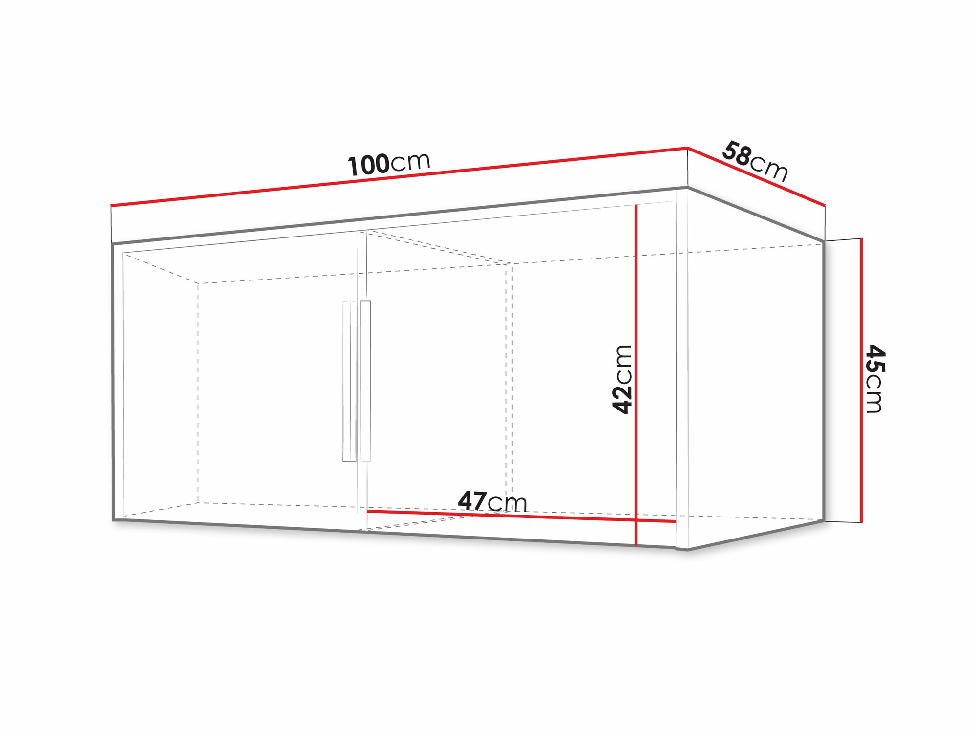 Гардероб Enolevo 104 (Дъб уотан + Черен)
