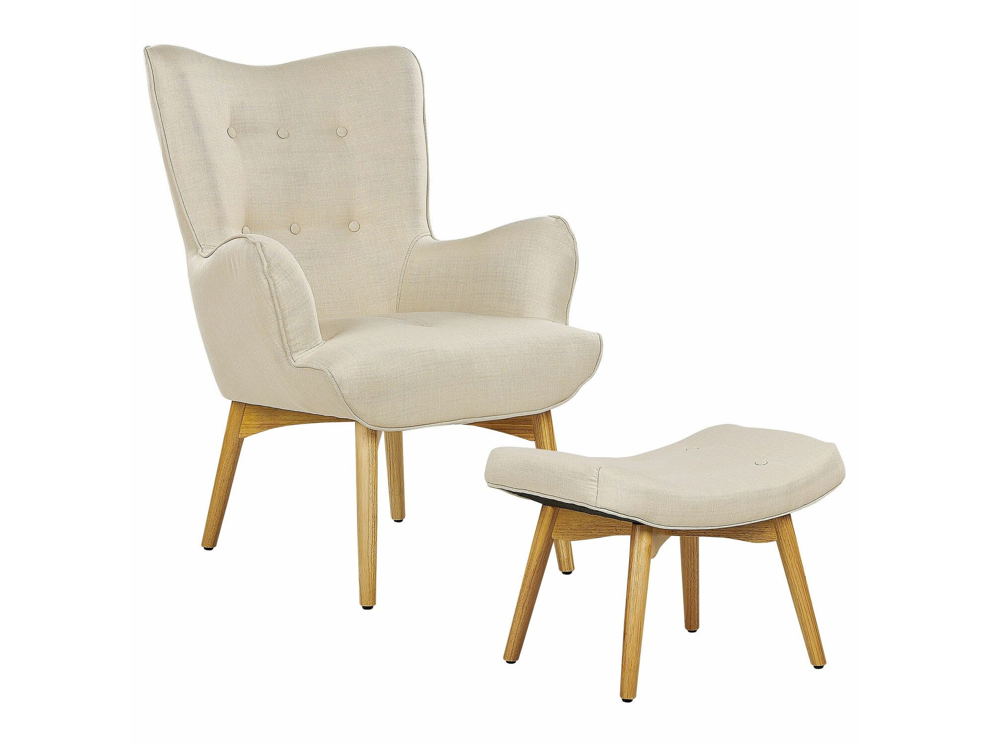 Фотьойл Berwyn 450 (Сметана + Ярък дърво)