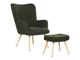 Фотьойл Berwyn 450 (Тъмно зелено + Ярък дърво)