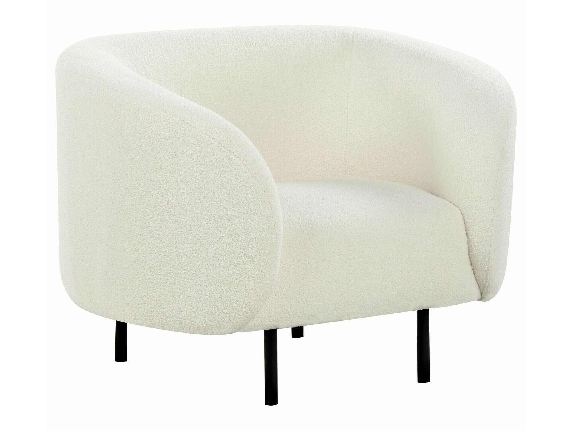 Комплект мека мебел Berwyn 2050 (Бял + Черен)