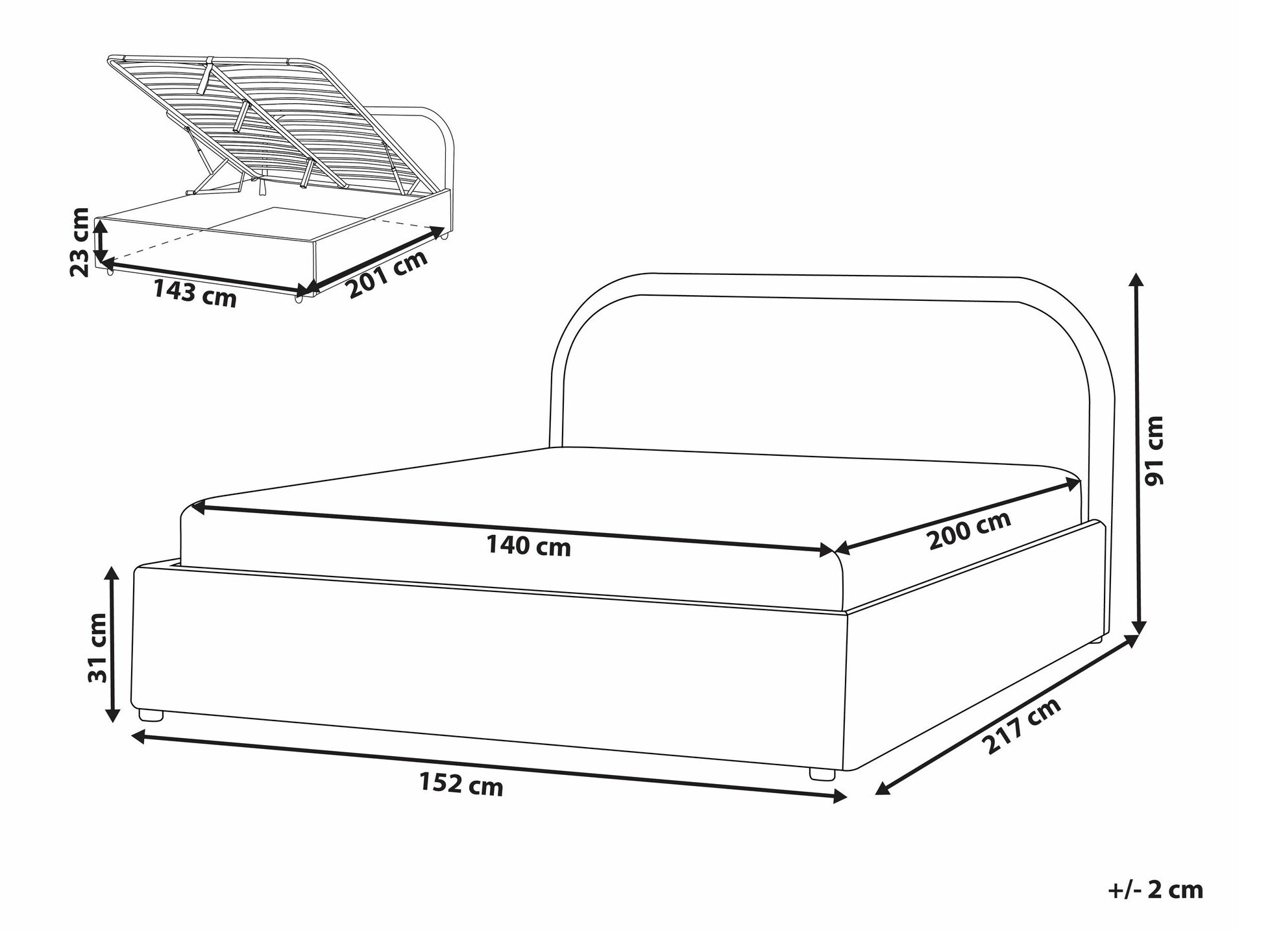 Легло Berwyn 2062 (Светло бежово)