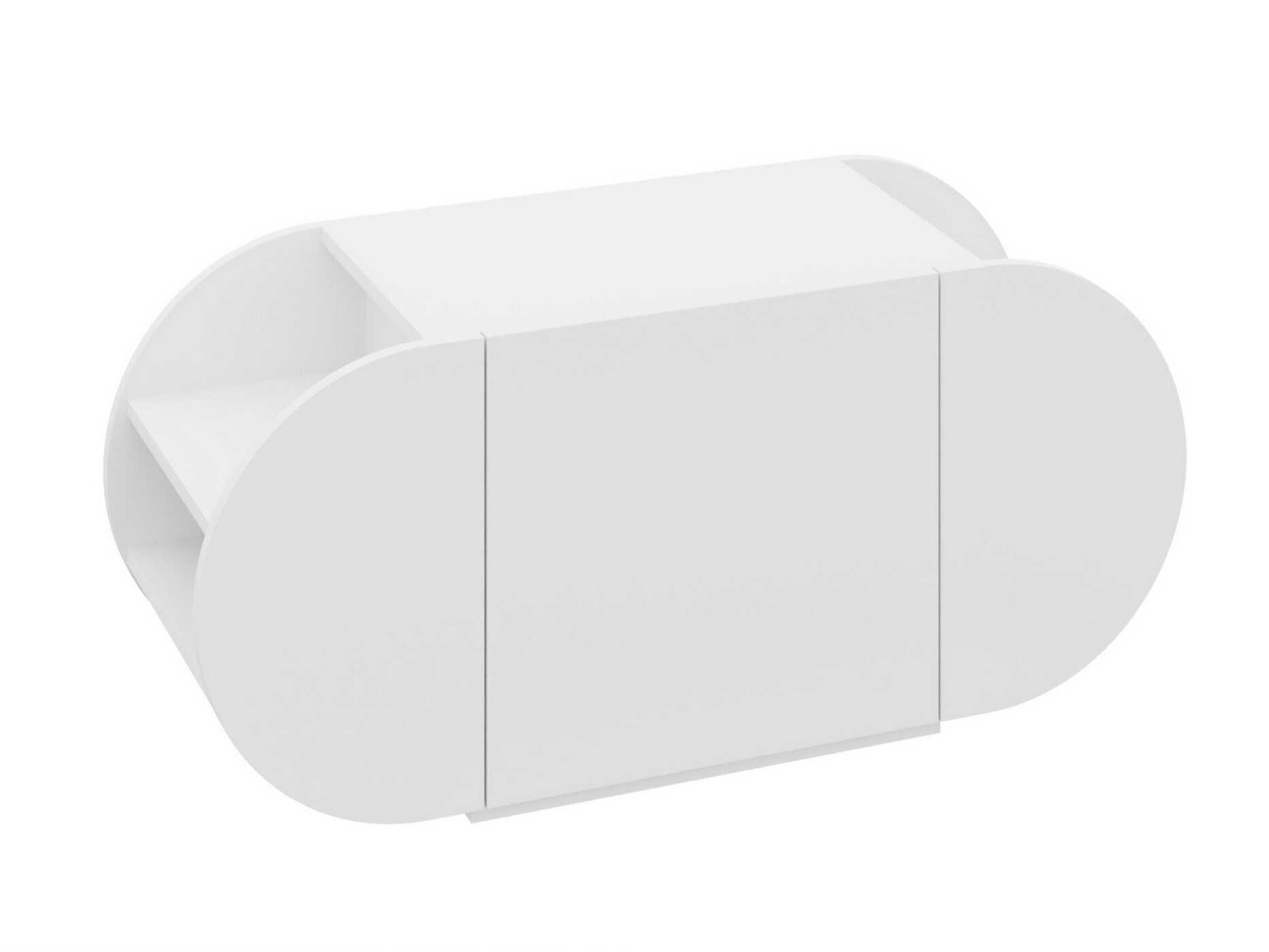 Шкаф за обувки Kailua 2145 (Бял)