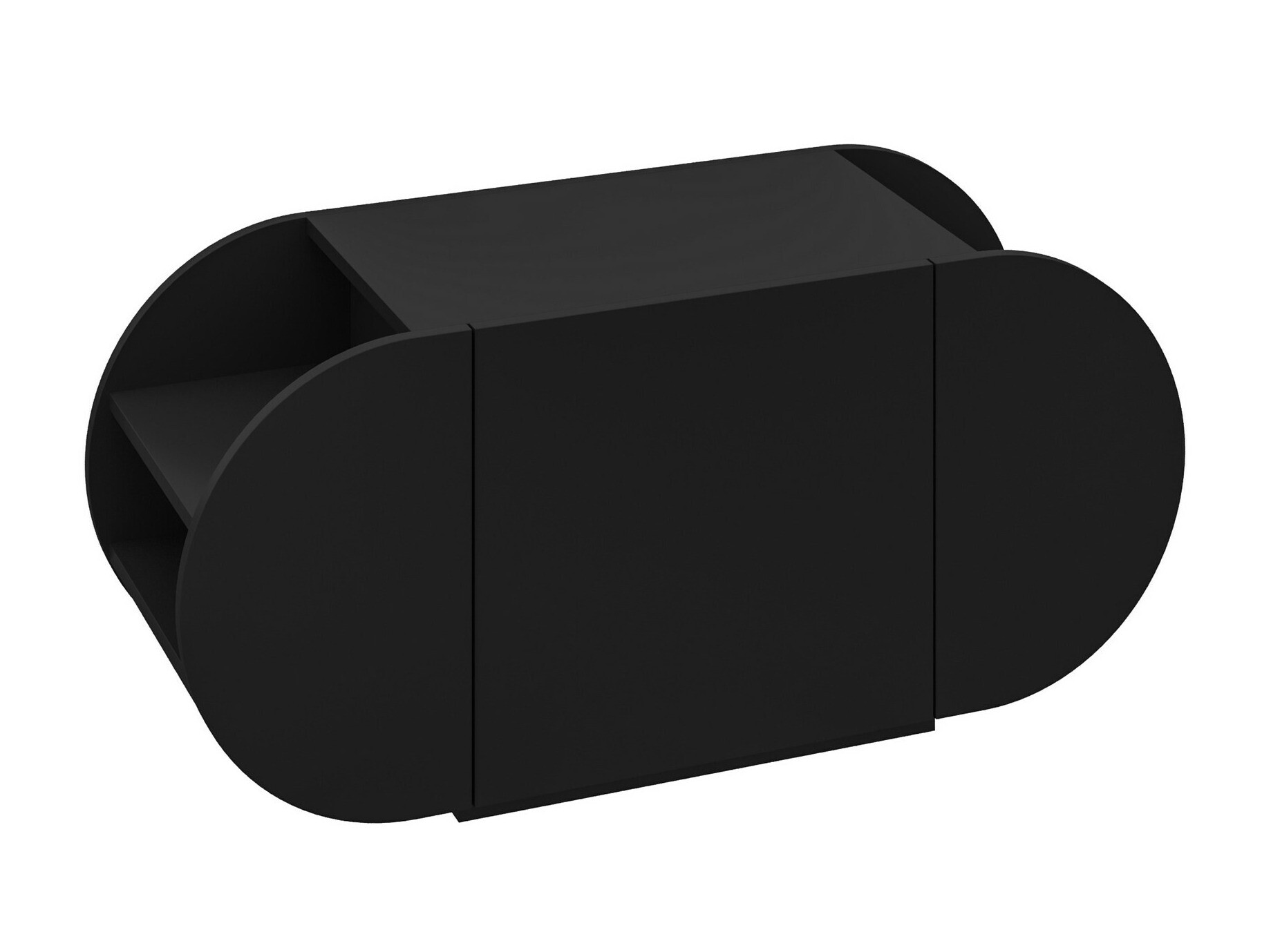 Шкаф за обувки Kailua 2145 (Черен)