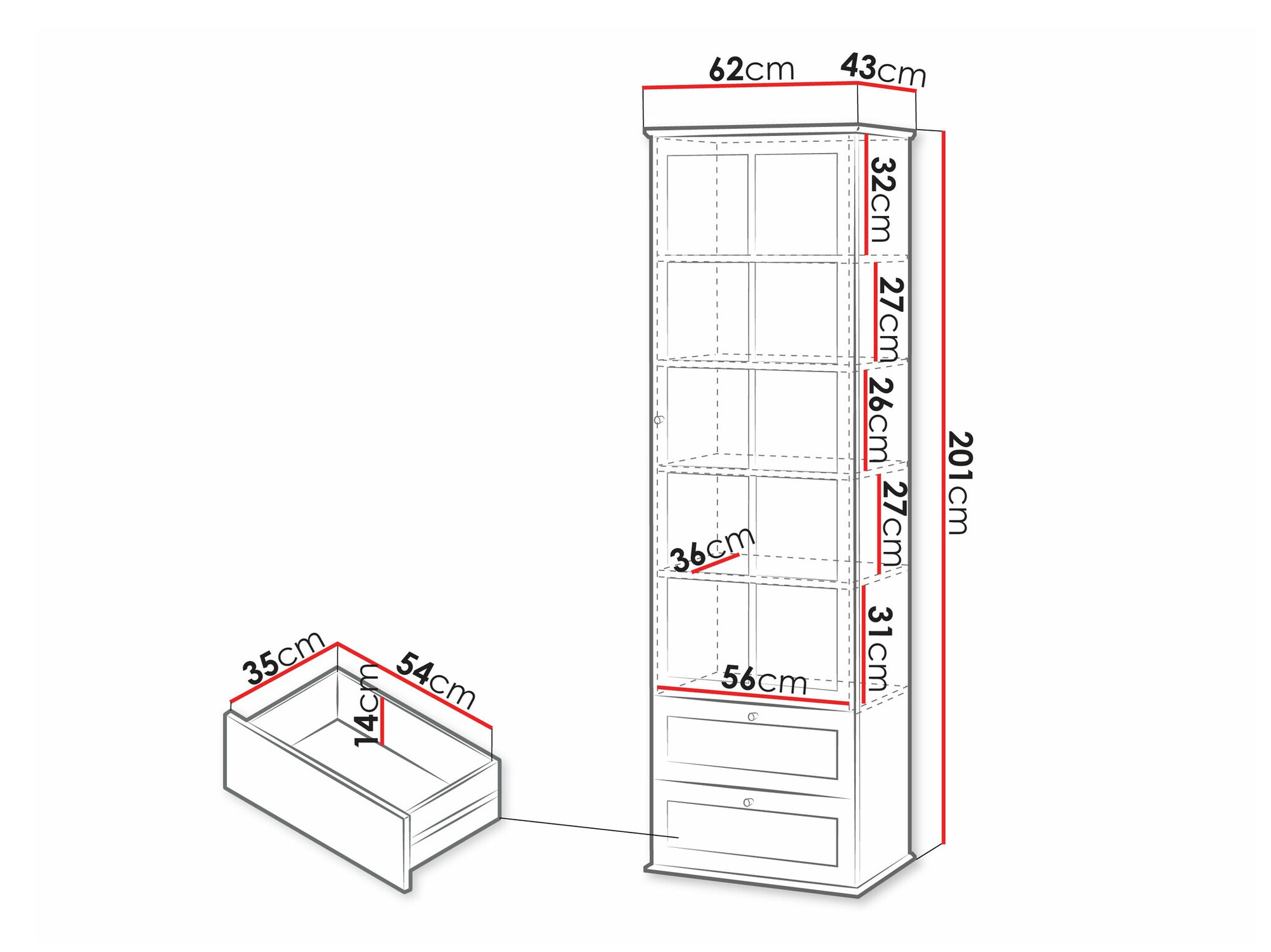 Етажерка Comfivo Custos