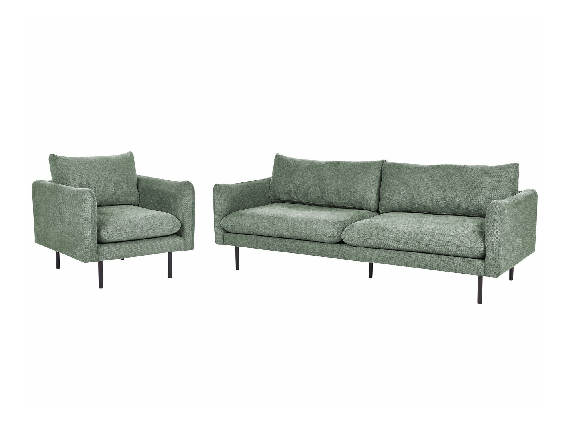 Комплект мека мебел Berwyn 1827 (Зелен)