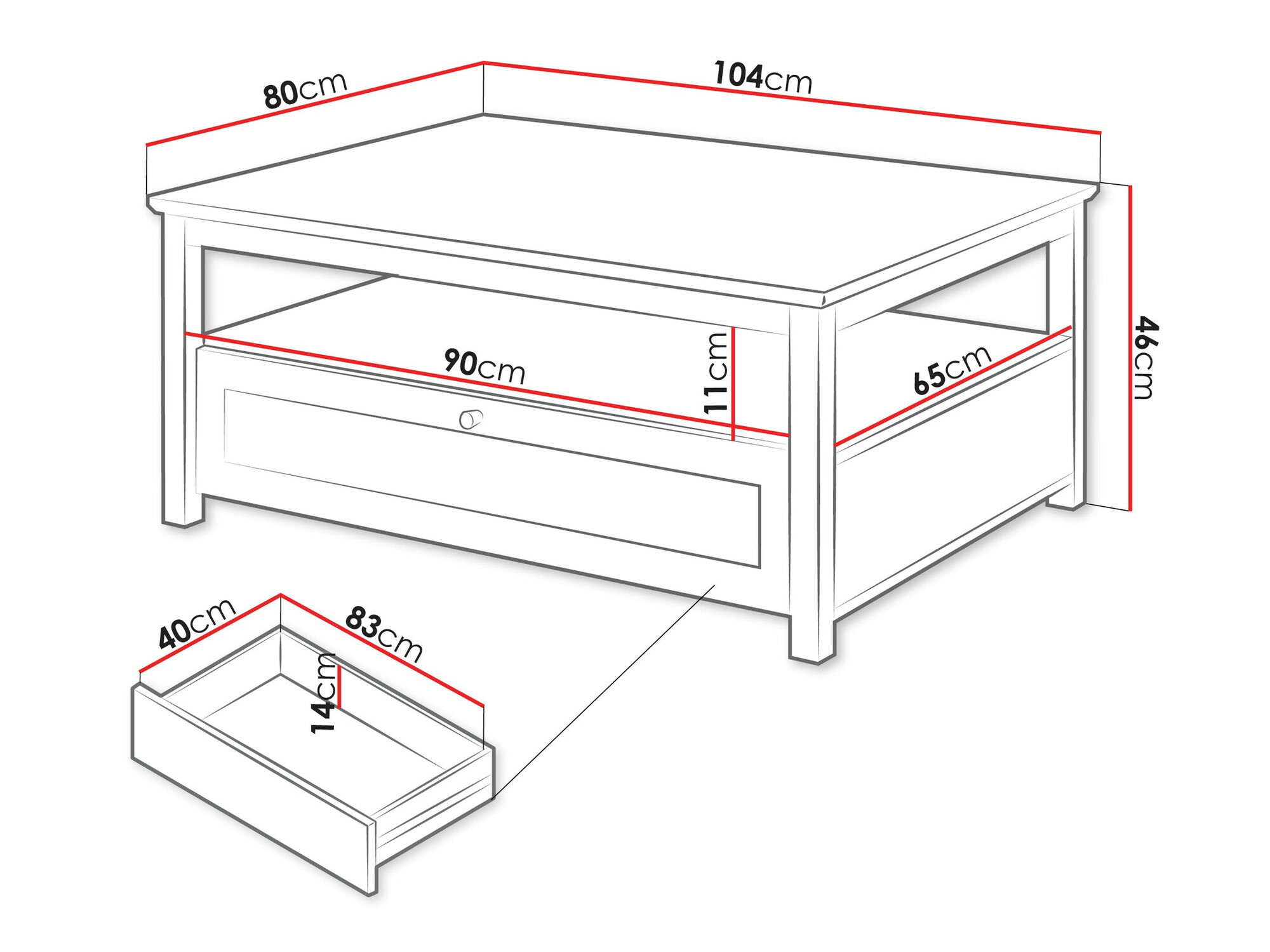 Масичка за кафе Comfivo Custos