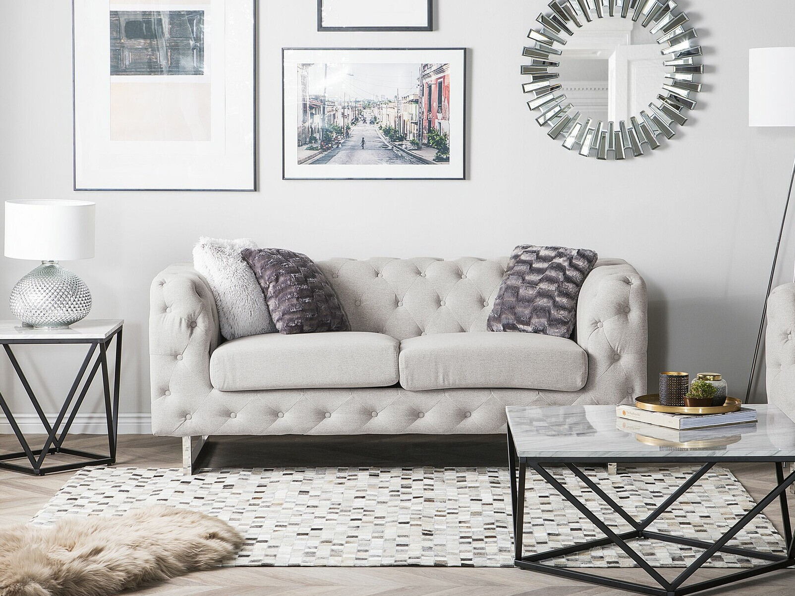 Chesterfield диван Berwyn 2090 (Бежов)