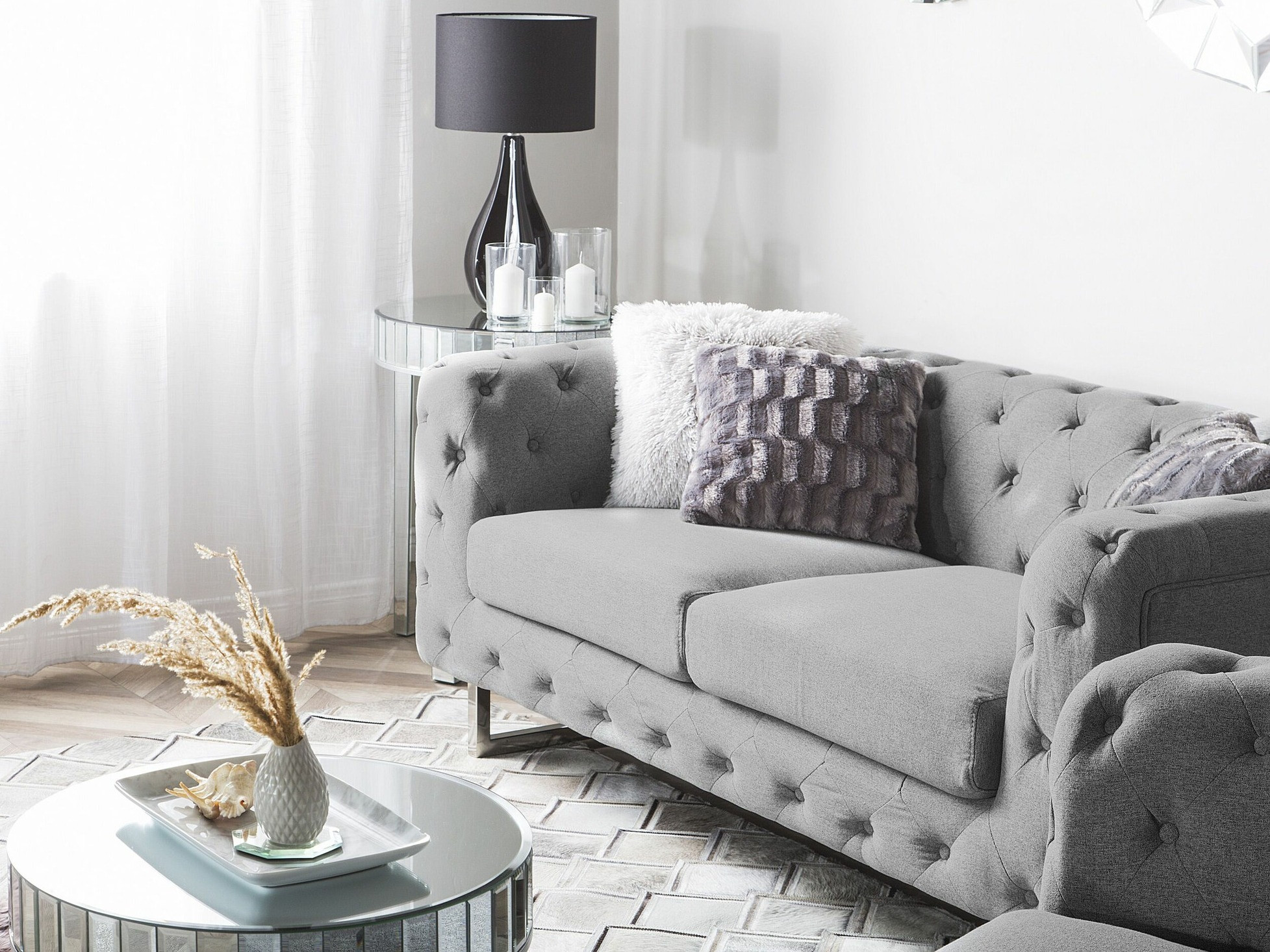 Chesterfield диван Berwyn 2090 (Сив)