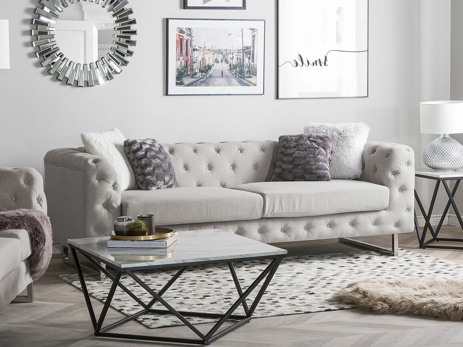 Chesterfield диван Berwyn 2092 (Бежов)