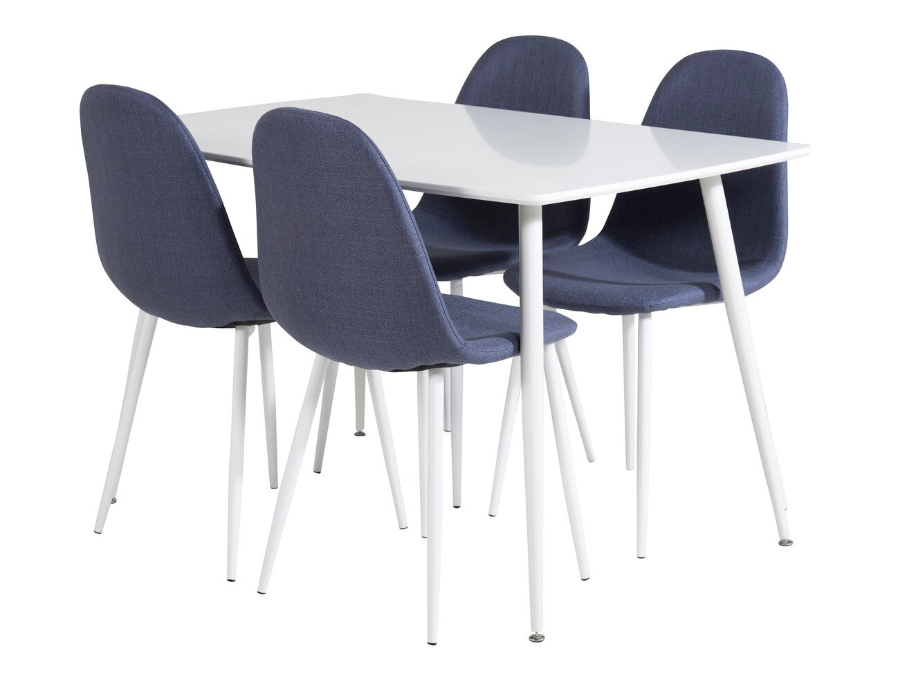 Маса и столове за трапезария Dallas 2040 (Бял + Син)