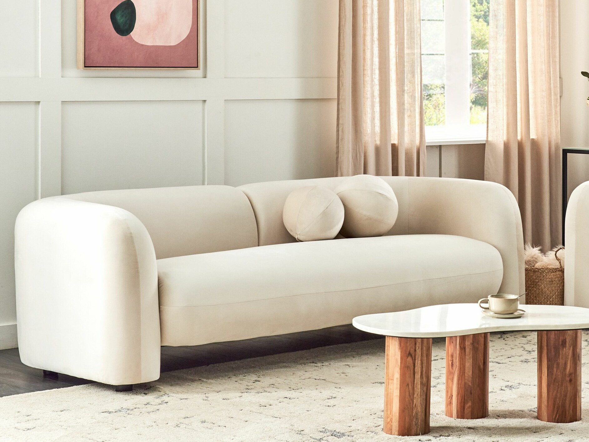 Диван Veselme 103 (Бял)