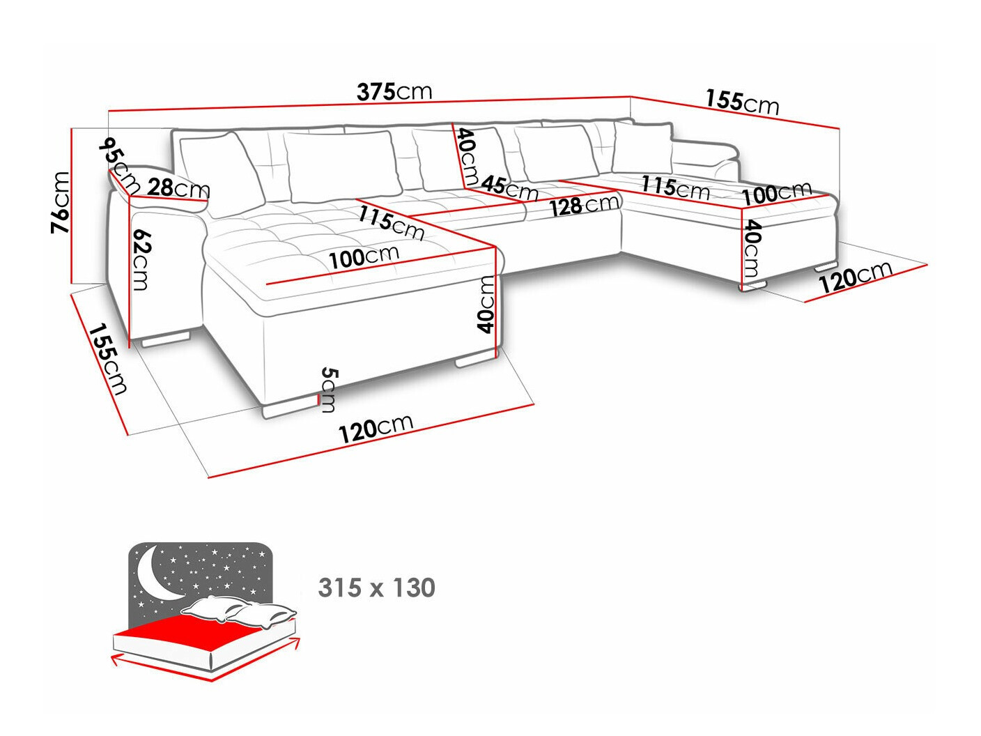 Ъглов диван Comfivo 182 (Abriamo 03)