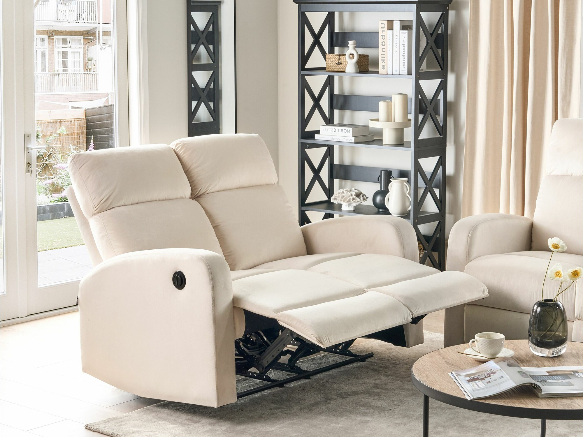 Диван реклайнър Berwyn 2108 (Сметана)