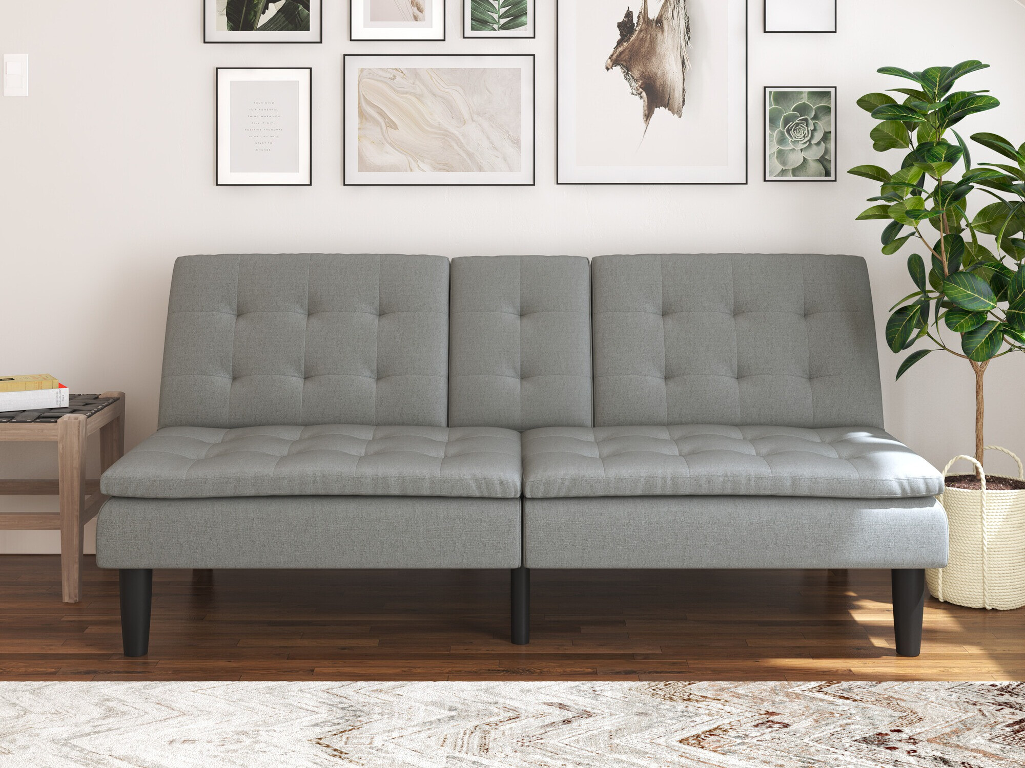 Разтегателен диван Denton 1334 (Сив)