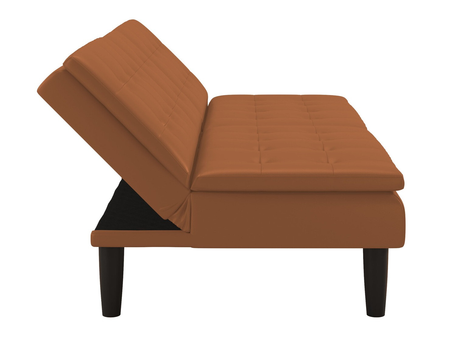 Разтегателен диван Tulsa 642 (Кафяв)