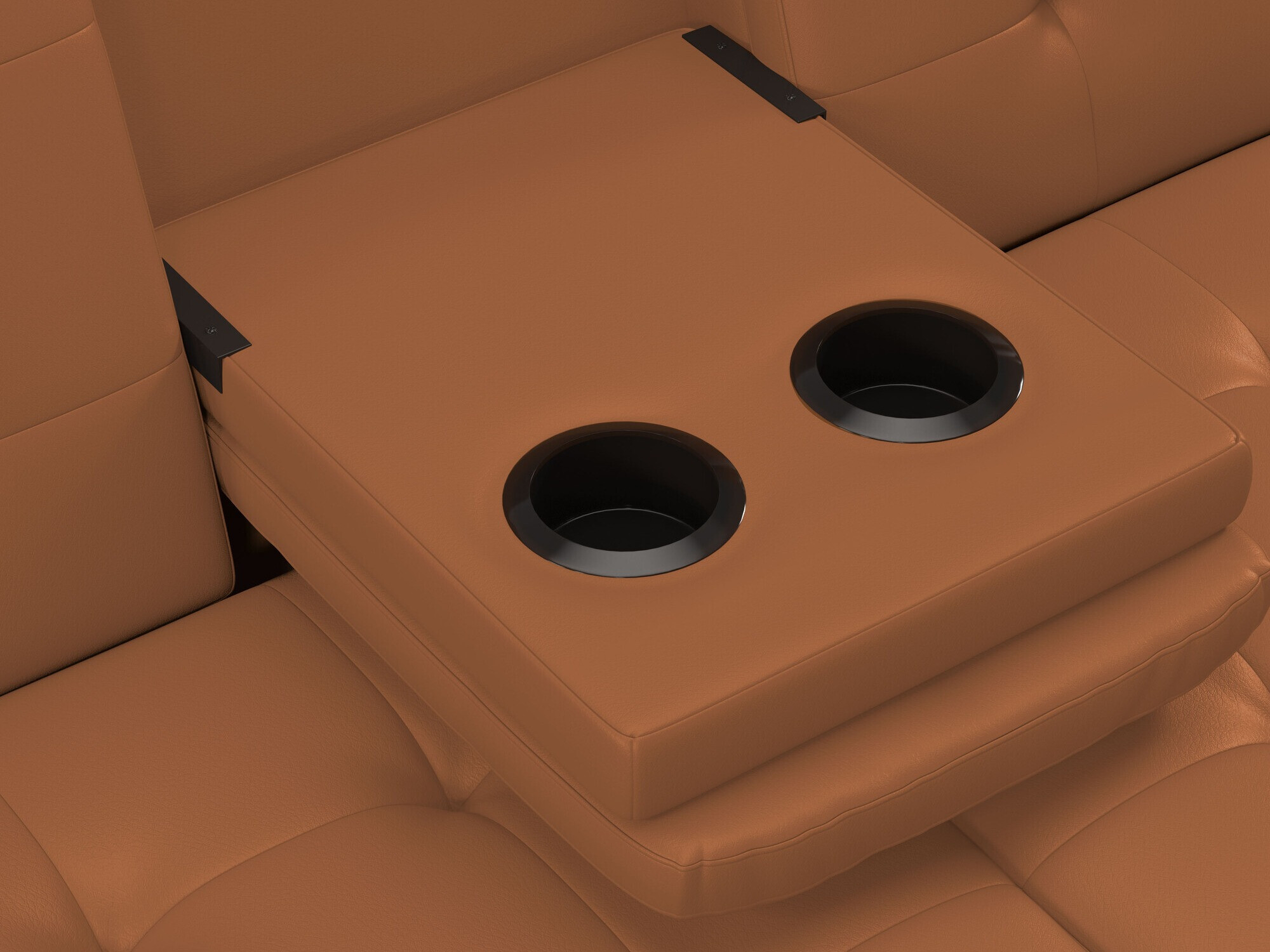 Разтегателен диван Tulsa 642 (Кафяв)