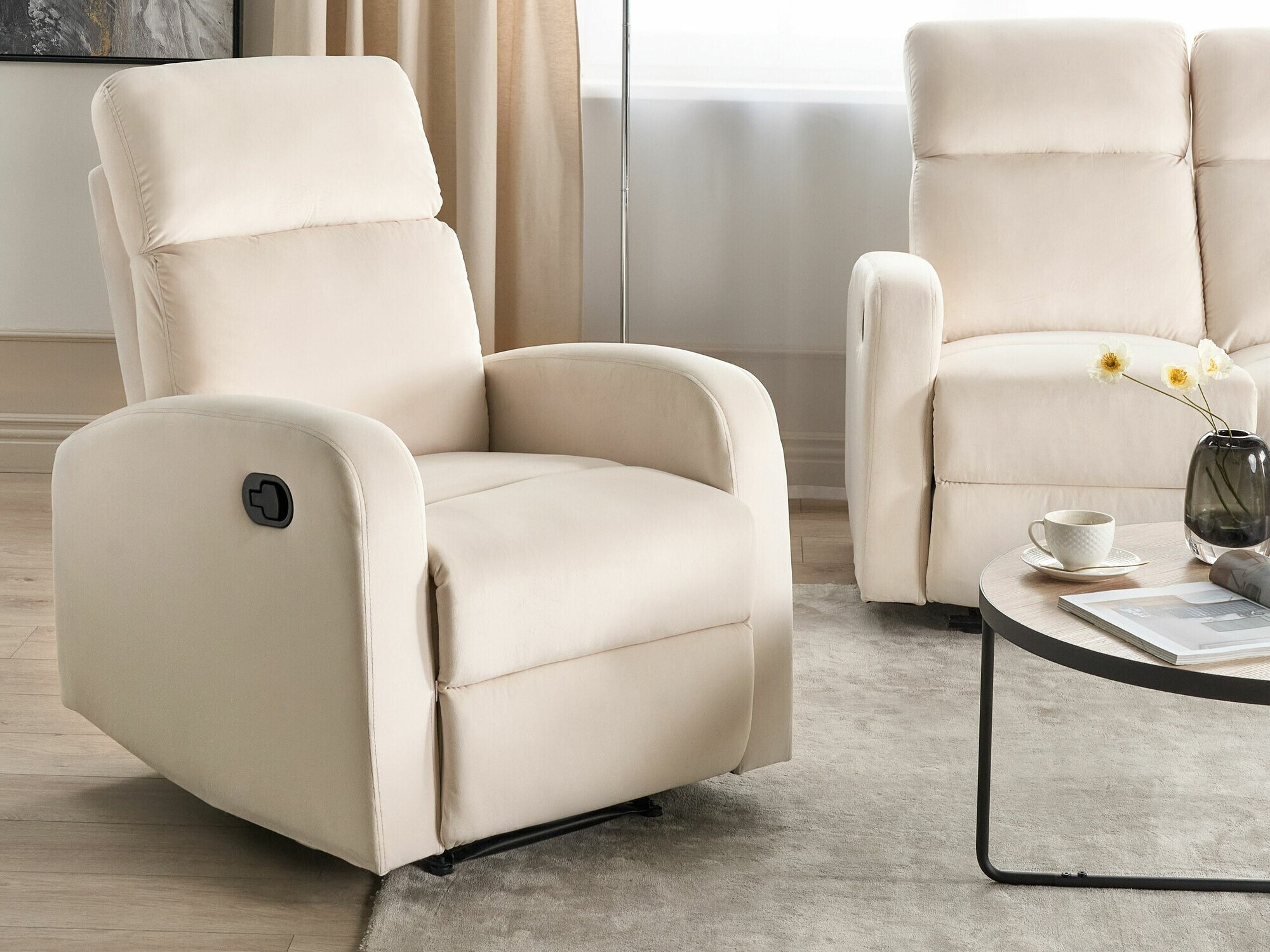 Реклайнер Berwyn 2105 (Сметана)